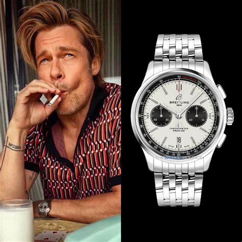 brad pitt breitling|Brad Pitt Breitling watch.